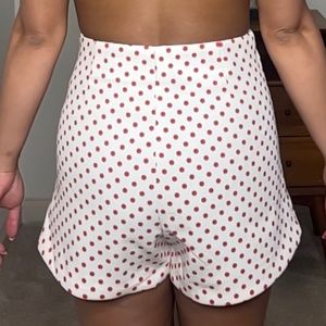 Polka dot shorts